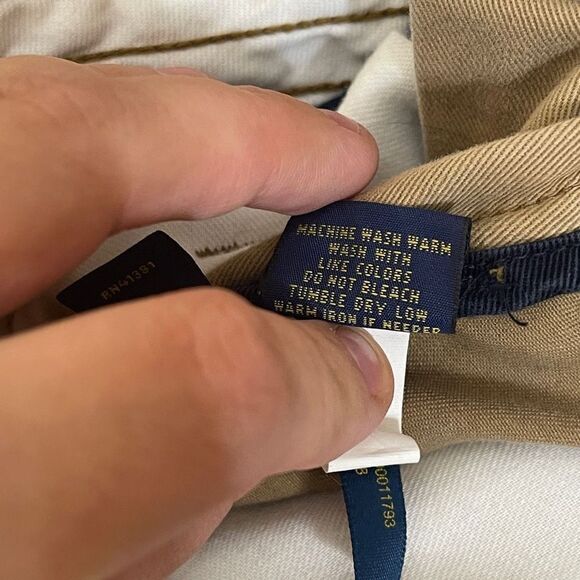 Polo Ralph Lauren Shorts Men's 32 Khaki Chino Pockets Classic Utility Preppy - Picture 11 of 11